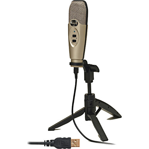CAD U37 USB Large-Diaphragm Cardioid Condenser Recording Microphone (Champagne)