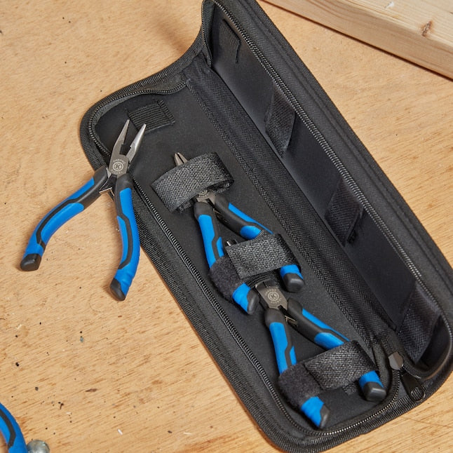 Kobalt 6pc mini pliers set with case 6Pack Assorted Pliers with Soft