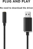 USB Sound Card USB to 3.5mm HeadphoneJack Audio Adapter USB to AUX Adapter for PC, Laptops, PS4, Windows, Mac, Linux …