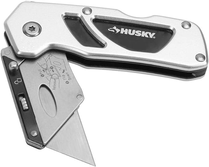 Husky Compact Folding LockBack Utility Knife World Trading, Inc