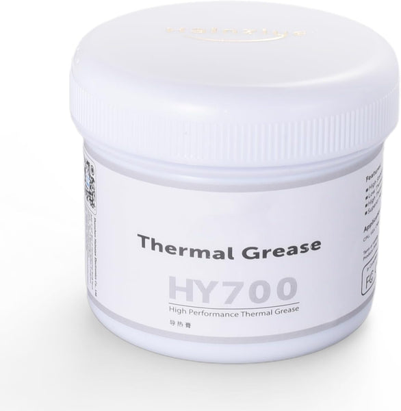 HY700-50g CPU Thermal Heatsink Grease Paste Compound Thermal Conductivity: >3.14W/m-k Carbon Based High Performance for CPU PC GPU PS5-50 Grams