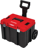 CRAFTSMAN VERSASTACK System 17-in Red Plastic Lockable Tool Box & VERSASTACK System 20-in Red Plastic Wheels Lockable Tool Box