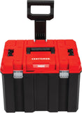 CRAFTSMAN VERSASTACK System 17-in Red Plastic Lockable Tool Box & VERSASTACK System 20-in Red Plastic Wheels Lockable Tool Box