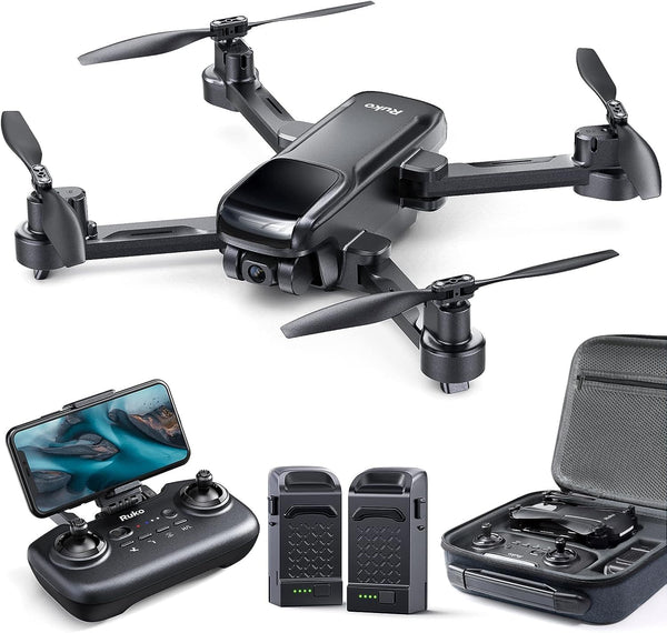 Ruko U11S Drones with Camera for Adults 4k, Compliance with FAA Remote ID, 40 Mins Flight Time, Foldable FPV GPS Drones for Beginners with Live Video, Follow Me, Auto Return Home, Encircling Flight