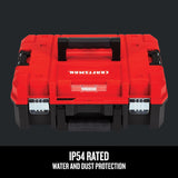 CRAFTSMAN VERSASTACK System 17-in Red Plastic Lockable Tool Box & VERSASTACK System 20-in Red Plastic Wheels Lockable Tool Box