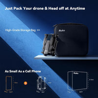 Ruko U11S Drones with Camera for Adults 4k, Compliance with FAA Remote ID, 40 Mins Flight Time, Foldable FPV GPS Drones for Beginners with Live Video, Follow Me, Auto Return Home, Encircling Flight