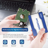 HYUNDAI 120GB Internal SSD for Faster PC and Laptop - SATA III, 3D NAND - 2.5" Internal Solid State Drive (120 GB) - C2S3T/120G