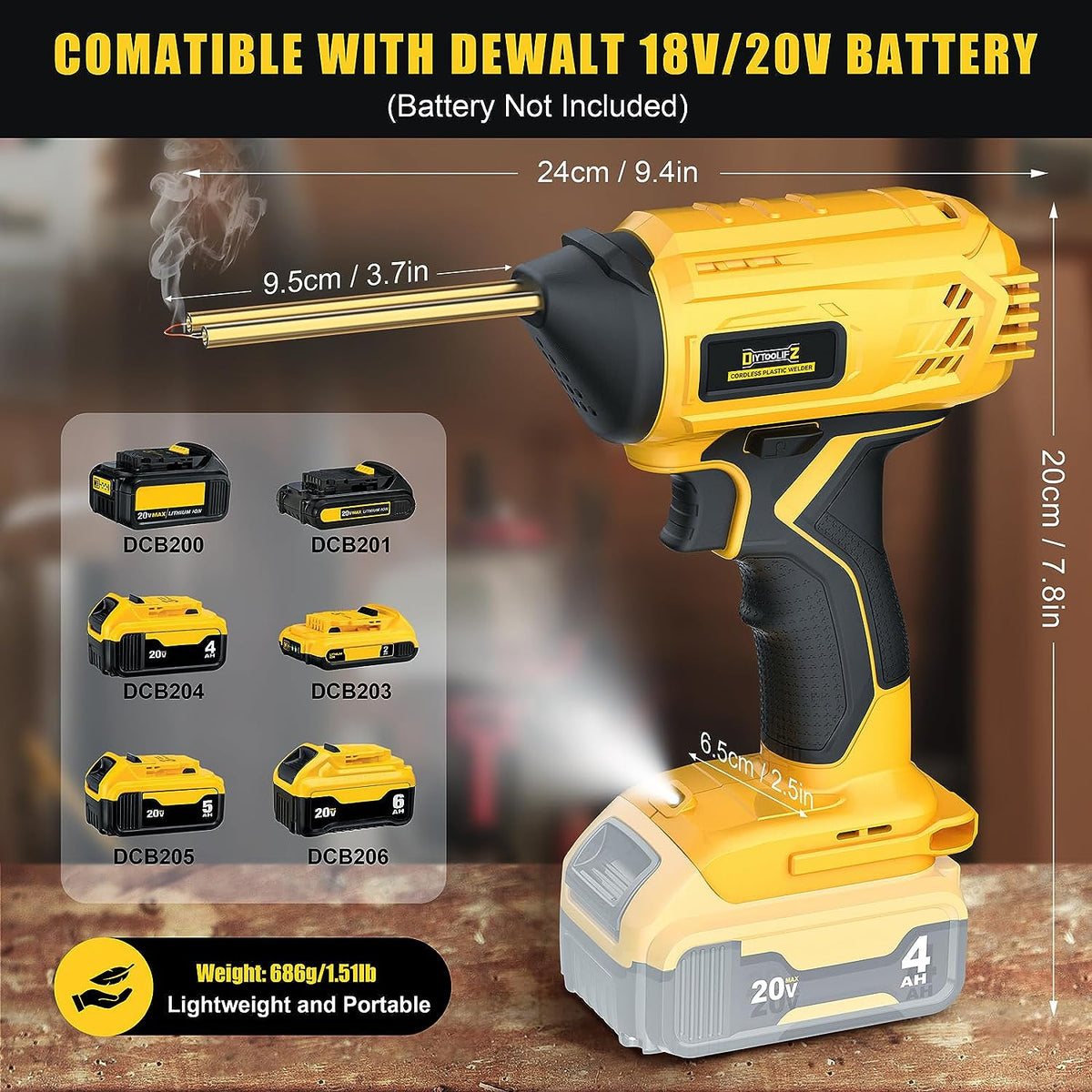 Portable Usb Cordless Plastic Welder For Efficient Car Bumper Repair 2500mah - View #11