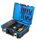 HART Technician Case, Heavy Duty Tool Box for Tool and Hardware Storage, Black