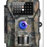 Apeman H45 16MP, 1080P Infrared Garden Monitoring Hunting Trail Camera, HD Wildlife Scouting Hunting Camera with IR Night Vision Waterproof, No-Glow
