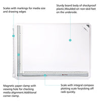 PRO Quality A3 Drawing Board Table With Parallel Motion and Adjustable Angle A