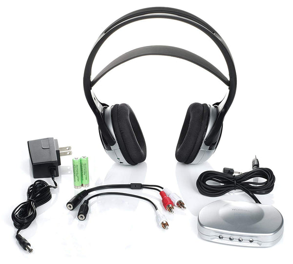 J3 TV920 Listener Rechargeable Wireless Infrared Headphones for TV Listening System | Cordless Over Ear Headphone
