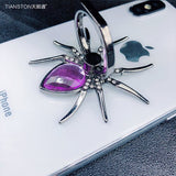 Luxury Metal Spider Bling 360 Rotate Mobile Phone Finger Ring Holder