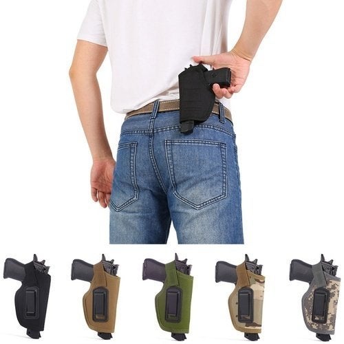 New Outdoor Hunting Waist Belt Stealth Tactical Holster Military Safety Clasp Waterproof Nylon Shooting Camping