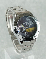 Pittsburgh Steelers Custom Image Men's Or Women's Unisex Stainless Steel Strap Silver Watch Analog Quartz Sports Watches