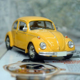Vintage Beetle Diecast Pull Back Car Model Toy for Children, Gift ,Decor.
