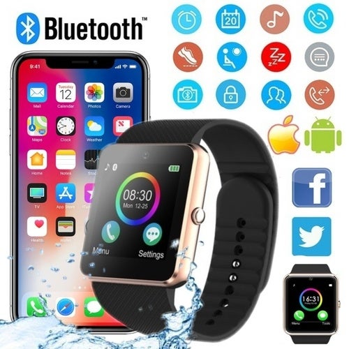 Bluetooth Smart Watch Intelligente Uhr Support TF SIM Card Anti-lost Watch Pedometer For Smart phone