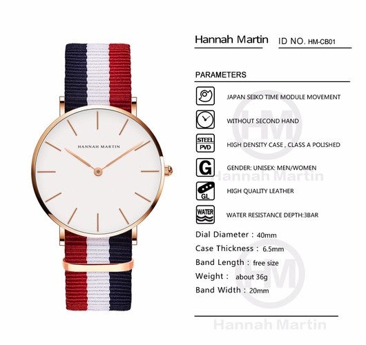 HM High Quality Style Quartz Watch 162