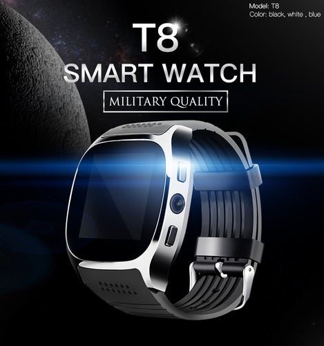 Military Quality Bluetooth Smart Phone Watch Sony Camera SIM CardTF Card Supported Intelligent Positioning Walk Steps Recording Sleep