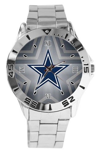 Dallas Cowboys Custom Stainless Steel Analogue Men Or Women Unisex Watch