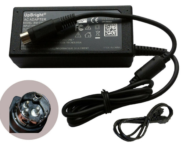 24V 3-Pin AC Adapter For Epson M235A Thermal Receipt POS Printer DC Power Supply