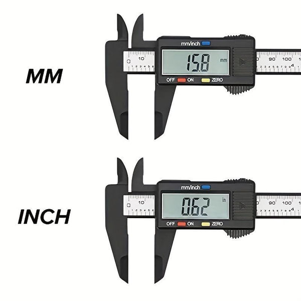 Digital Caliper Tool with Extra-Large LCD Screen, Professional Measurent tool.