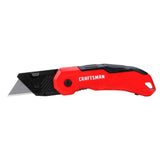 CRAFTSMAN 3/4-in 1-Blade Folding Box Cutter Utility Knife with On Tool Blade Storage