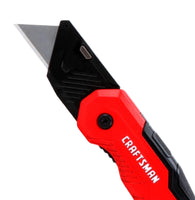 CRAFTSMAN 3/4-in 1-Blade Folding Box Cutter Utility Knife with On Tool Blade Storage