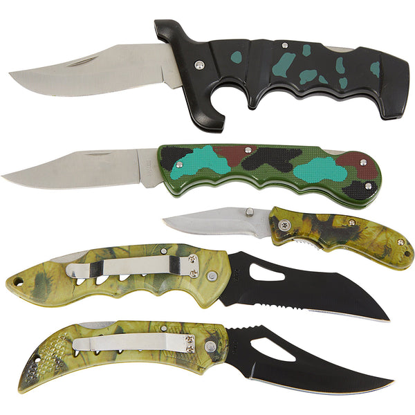 Folding Pocket Knife Set — 5-Pc.