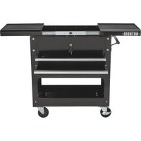 Ironton 28in. 2-Drawer Tool Cart, 30-1/2in.L x 14-1/2in.W x 33in.H, 350-Lb. Capacity