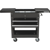 Ironton 28in. 2-Drawer Tool Cart, 30-1/2in.L x 14-1/2in.W x 33in.H, 350-Lb. Capacity