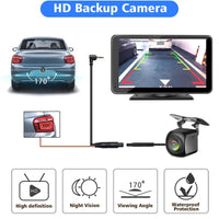 2024 Upgraded  Wireless Car Play Stereo with Suction Mount, Rear Camara, and Seamless Mirrorlinks For Universal Fit