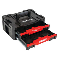 CRAFTSMAN VERSASTACK 17-in W x 6.87-in H x 12.5-in D 2-Drawer Black Plastic Tool Box