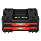 CRAFTSMAN VERSASTACK 17-in W x 6.87-in H x 12.5-in D 2-Drawer Black Plastic Tool Box