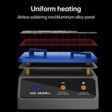 110V/220V Universal Preheating Platform Mobile Phone Motherboard Layered Bonding Glue Removal Dot Matrix Soldering Repair Heater