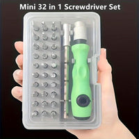 32 in 1 Screwdriver set, Precision Mini-Magnetic Screwdriver bits kit