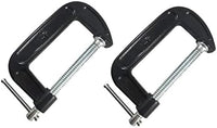 5 Inch C-Clamp Set, Heavy Duty Steel C Clamp Industrial Strength C Clamps for Woodworking, Welding, and Building