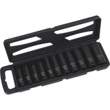 Ironton Deep Impact Socket Set — 11-Pc., 1/2in. Drive, SAE