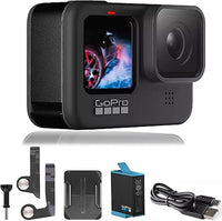 GoPro HERO9 (Black) Waterproof Action Camera with Front LCD and Touch Rear Screens, 5K Ultra HD Video, 20MP Photos, 1080p Live Streaming, Webcam, Stabilization