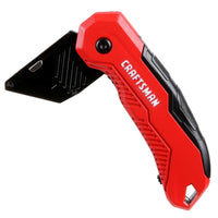 CRAFTSMAN 3/4-in 1-Blade Folding Box Cutter Utility Knife with On Tool Blade Storage