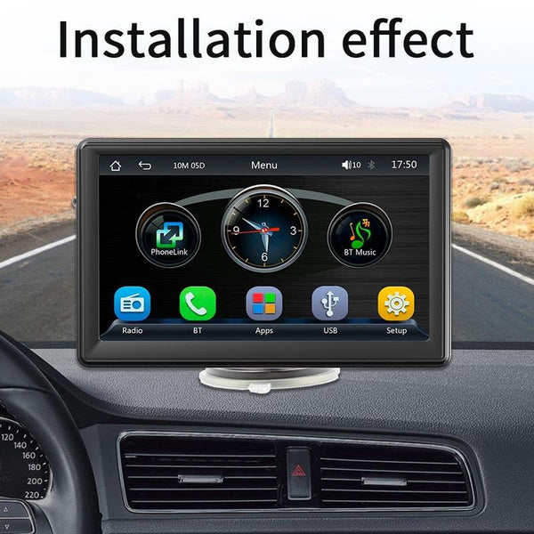 7-Inc Car MPS Player, Portable Car MP5 Player with Android AUTO & Apple Car Play & FM transmission Function,