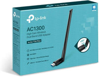 TP-Link USB WiFi Adapter for Desktop PC, AC1300 USB 3.0 Wireless Dual Band Network Adapter with High Gain Antenna(Archer T3U Plus), MU-MIMO, Windows 11/10/8.1/8/7/XP, Mac OS 10.9-10.15