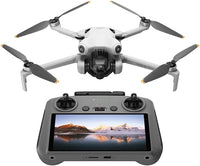 DJI - Geek Squad Certified Refurbished Mini 4 Pro Drone and RC 2 Remote Control with Built-in Screen - Gray