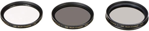 Vivitar 3-Piece Multi-Coated HD Filter Set (58mm UV/CPL/ND8)