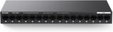 Tenda TEG1116M 16 Port Gigabit Switch, Unmanaged Ethernet Switch with Traffic Optimization, Plug & Play, Fanless & Metal Design Network Switch, Limited Lifetime Protection