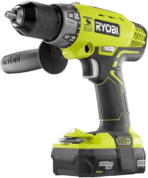 Ryobi One+ 18v 1/2 inch hammer drill/driver kit PHM01KMX