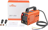 ZX7-250 250A 220V Mini Electric Welding Machine Portable Digital Display MMA DC Inverter Plastic Welder Weld Equipment