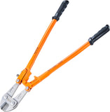 VEVOR Bolt Cutter, 24" Lock Cutter, Bi-Material Handle with Soft Rubber Grip, Chrome Molybdenum Alloy Steel Blade, Heavy Duty Bolt Cutter for Rods, Bolts, Wires, Cables, Rivets, and Chains