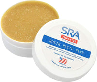 SRA Solder 135 Rosin Paste Soldering Flux For Electronics, No Clean Flux Made for Lead and Lead-Free Solder Circuit Boards and Copper Electrical Wire - Safe Clean Residues with No Goopy Mess (2oz Jar)