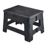 FRANKLIN One-Step Folding Stool, Black